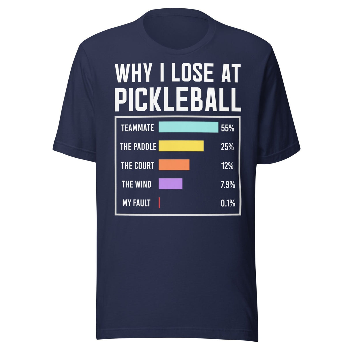 Why I Lose at Pickleball Shirt