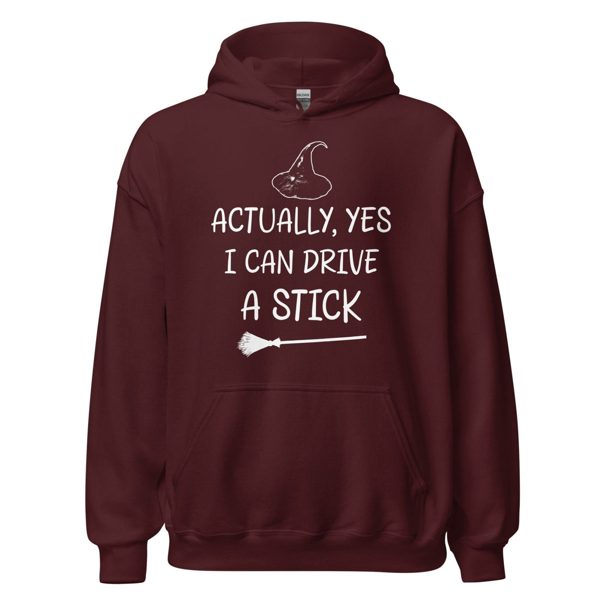 Yes I Can Drive a Stick Witch Hoodie
