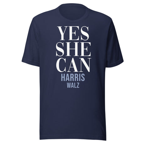 Yes She Can Harris Walz Shirt