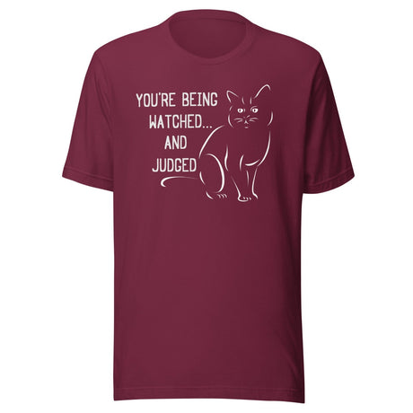 You're Being Watched And Judged Cat Shirt