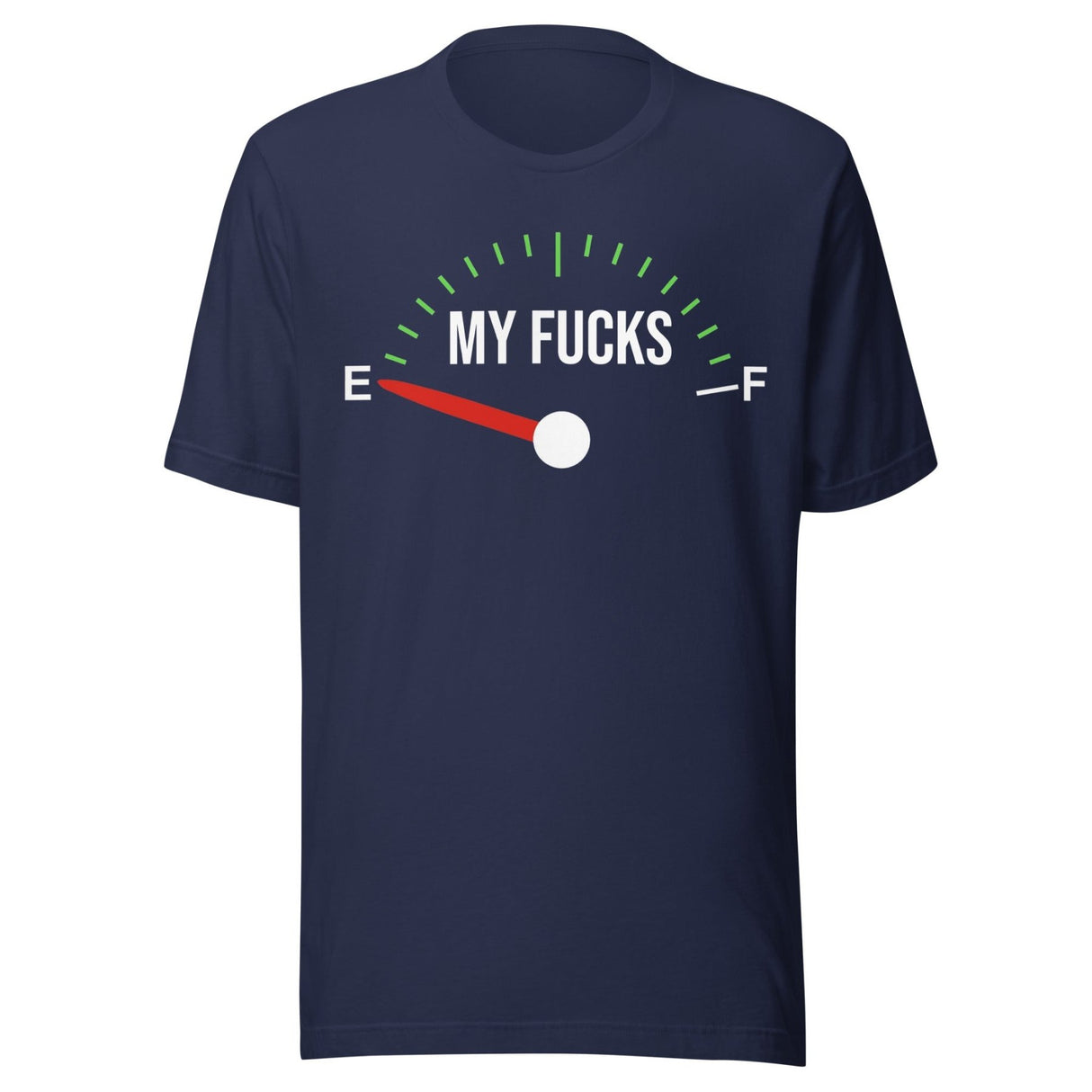 Zero Fucks Given Fuel Gauge Shirt