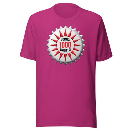 1000 Points When Lit Pinball Shirt