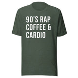 90's Rap Coffee and Cardio Gym Shirt
