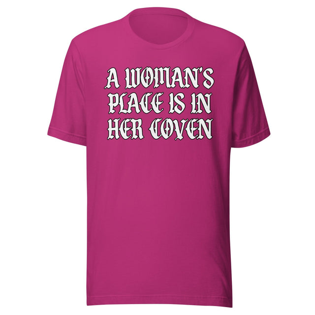A Woman's Place Is In Her Coven Shirt