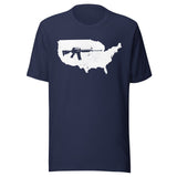 AR - 15 USA Map Shirt