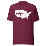 AR - 15 USA Map Shirt