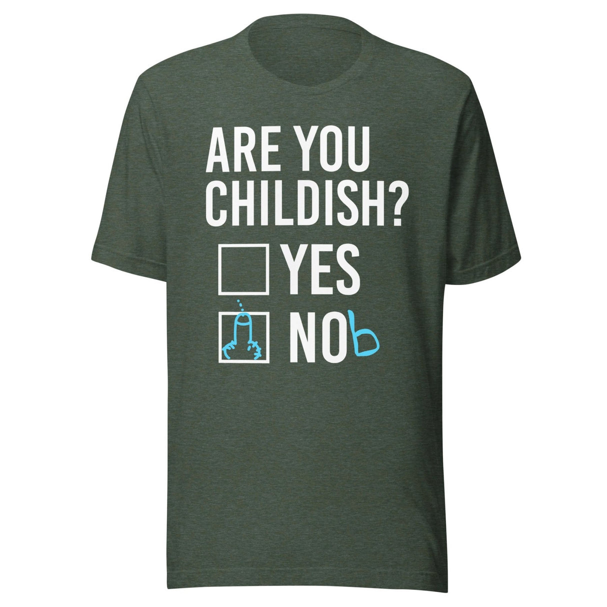 Are You Childish Yes or Nob Shirt