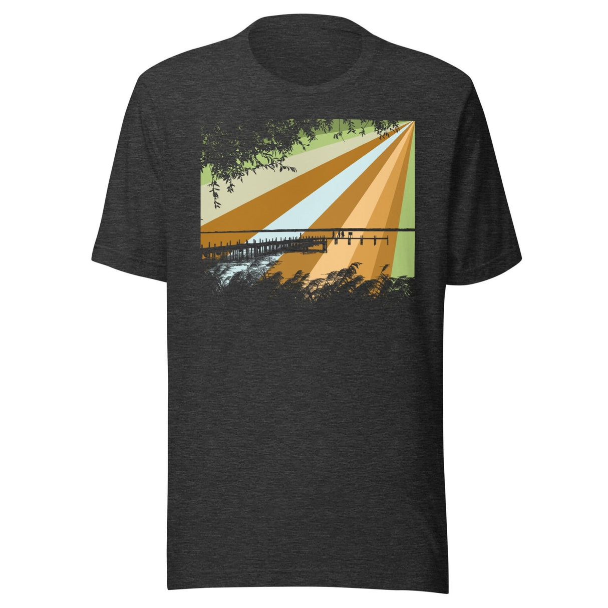 Artistic Lake Camping Shirt
