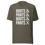Boots And Pants Shirt