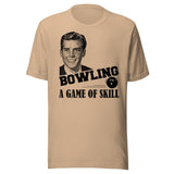 Bowling a Game of Skill Vintage Ad Shirt