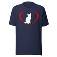 Cat in Heart Shirt
