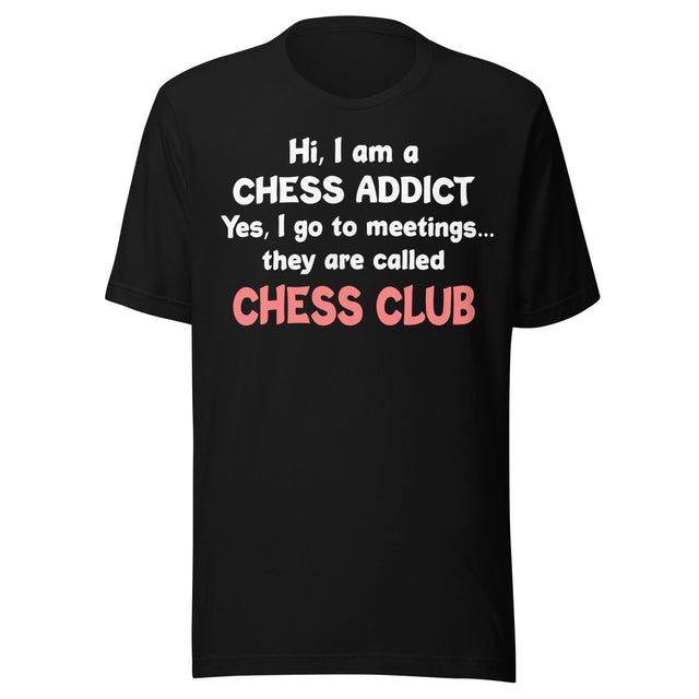 Chess Addict Chess Club Shirt