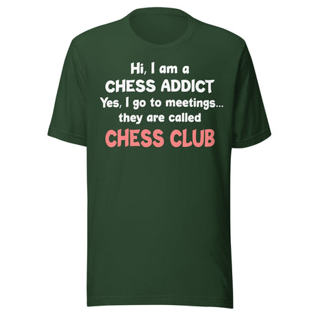 Chess Addict Chess Club Shirt