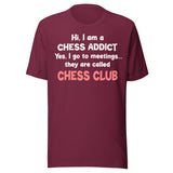 Chess Addict Chess Club Shirt
