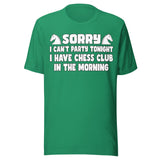 Chess Club In The Morning Shirt
