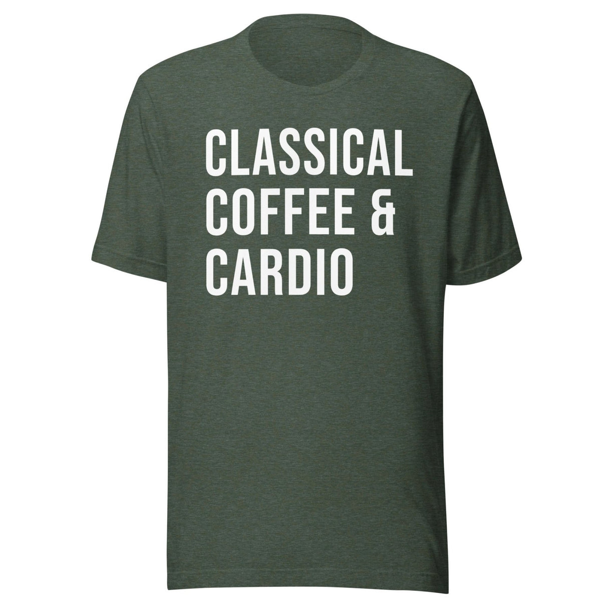 Classical Coffee and Cardio Gym Shirt