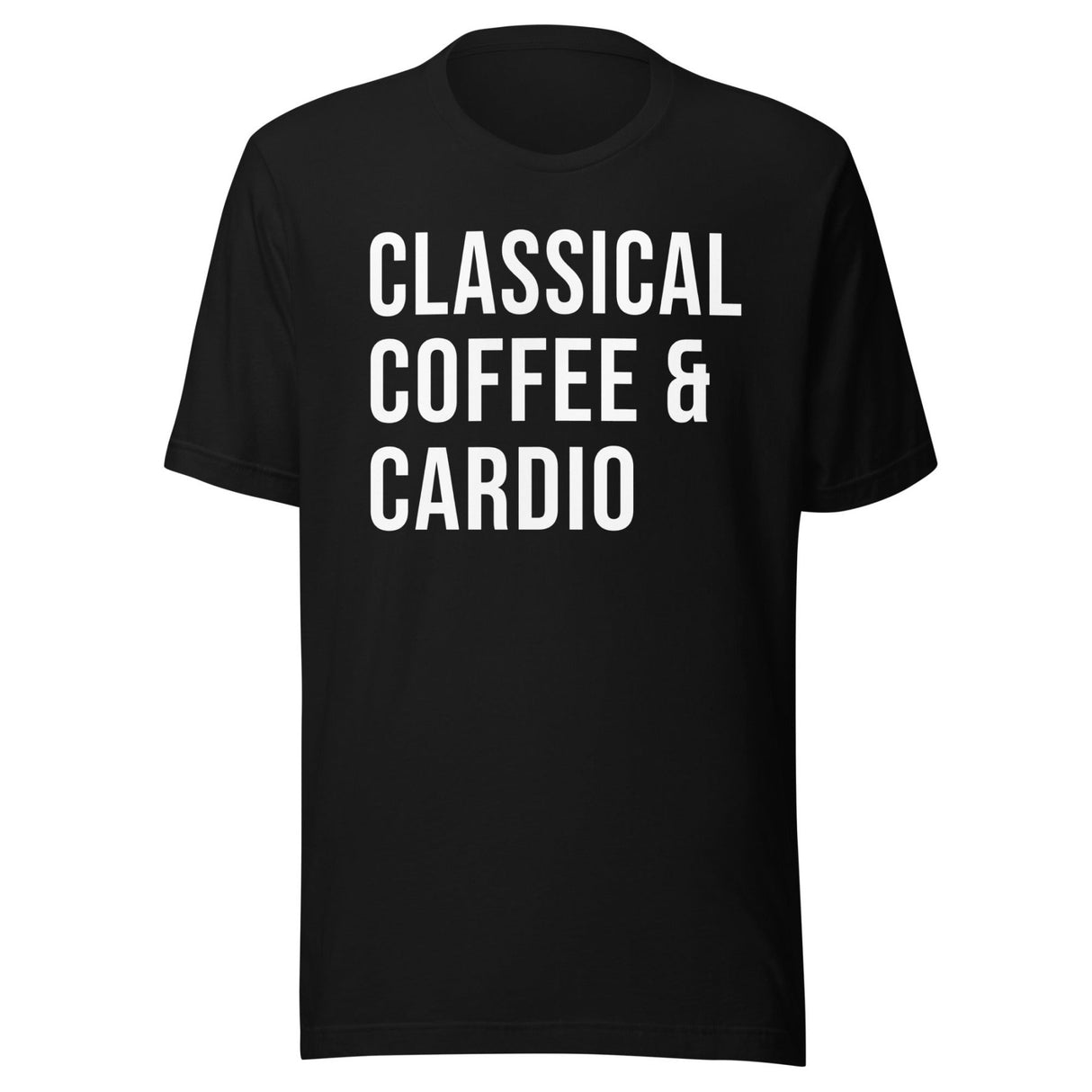 Classical Coffee and Cardio Gym Shirt