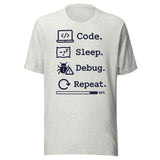 Code. Sleep. Debug. Repeat. Shirt