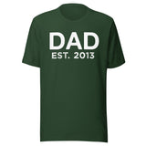 Dad Established 2013 Shirt