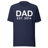 Dad Established 2014 Shirt