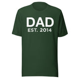 Dad Established 2014 Shirt