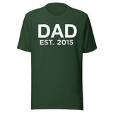 Dad Established 2015 Shirt