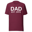 Dad Established 2015 Shirt