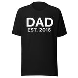 Dad Established 2016 Shirt