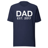 Dad Established 2017 Shirt
