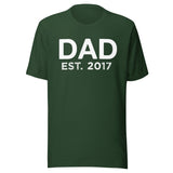 Dad Established 2017 Shirt