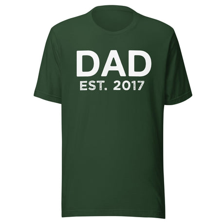 Dad Established 2017 Shirt