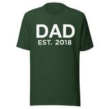 Dad Established 2018 Shirt