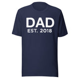 Dad Established 2018 Shirt
