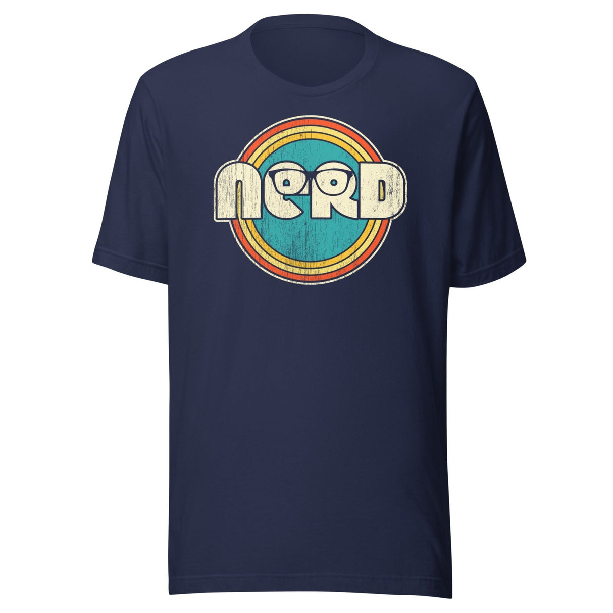 Distressed Vintage Nerd Shirt