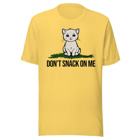 Don't Snack On Me Cat Shirt