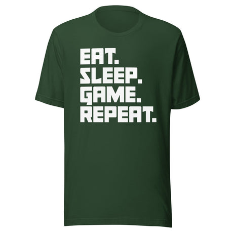 Eat Sleep Game Repeat Shirt