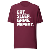 Eat Sleep Game Repeat Shirt