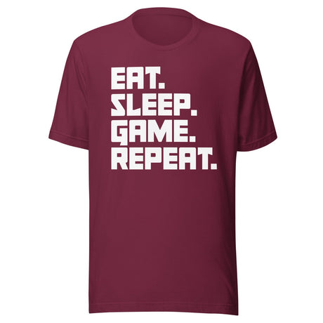 Eat Sleep Game Repeat Shirt