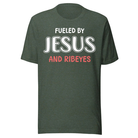Fueled by Jesus and Ribeyes Carnivore Shirt
