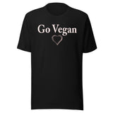 Go Vegan Pink Heart Shirt