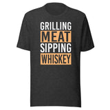 Grilling Meat Sipping Whiskey Shirt