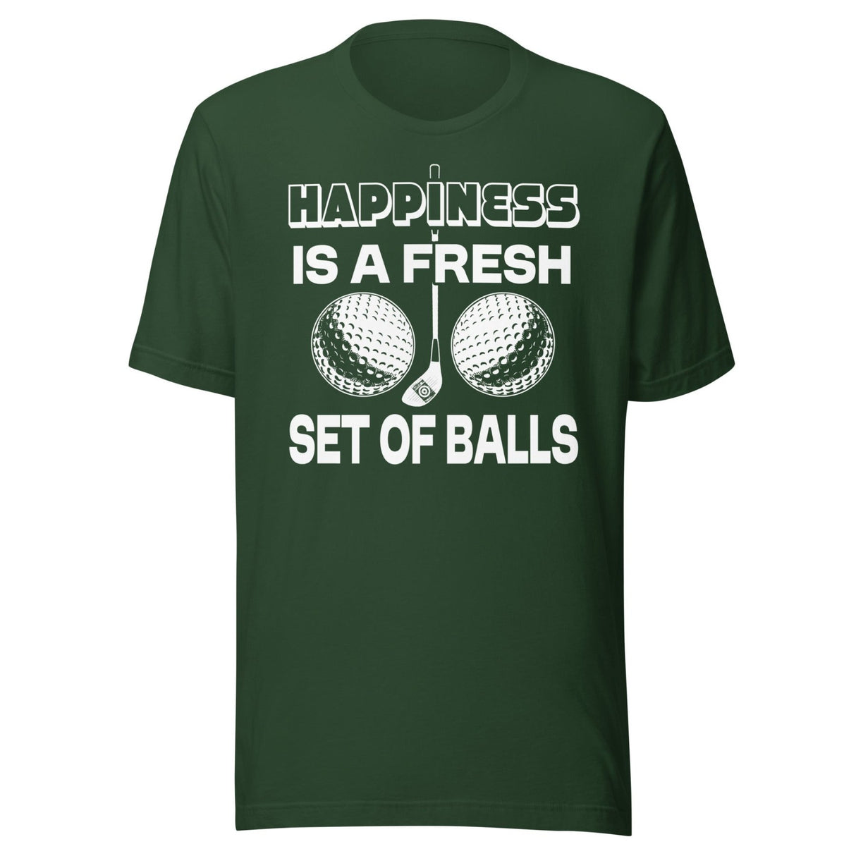 Happiness is a Fresh Set of Balls Golf Shirt