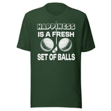 Happiness is a Fresh Set of Balls Golf Shirt