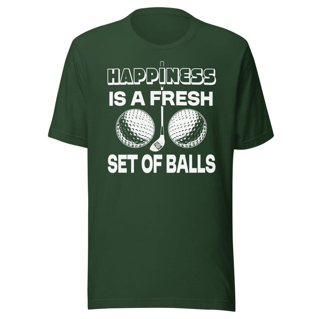 Happiness is a Fresh Set of Balls Golf Shirt