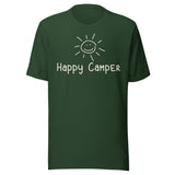 Happy Camper Smiling Sun Shirt