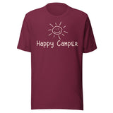 Happy Camper Smiling Sun Shirt