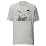 Haunted Cabin With Bats Shirt