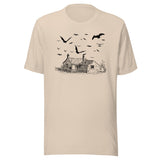 Haunted Cabin With Bats Shirt