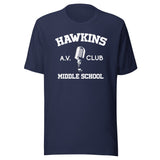 Hawkins Middle AV Club Shirt