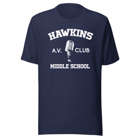 Hawkins Middle AV Club Shirt